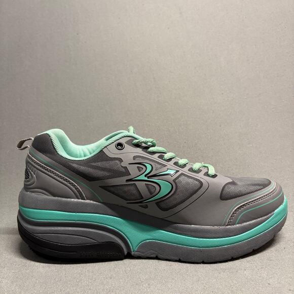 Gravity Defyer GDefy Ion Gray Mint Green Athletic Sneakers TB9022FGU-M Size 10 - Picture 5 of 16